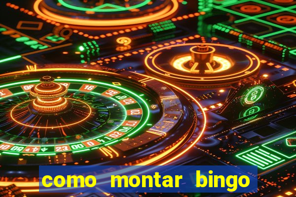 como montar bingo brinquedos toia