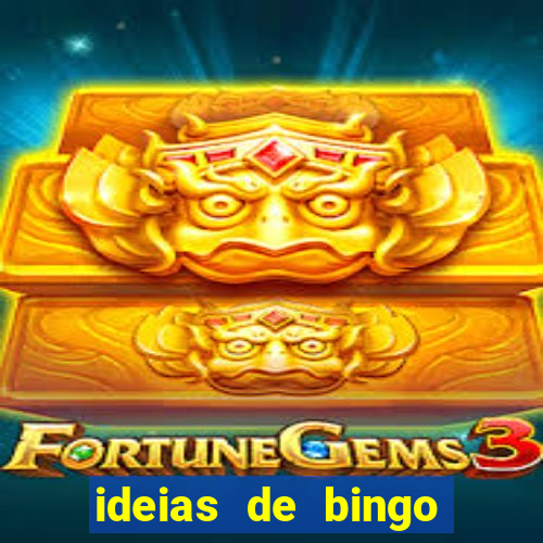 ideias de bingo para o natal