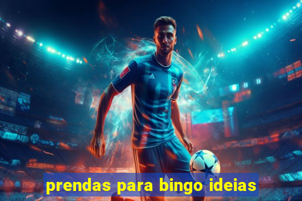 prendas para bingo ideias