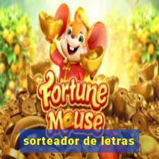sorteador de letras