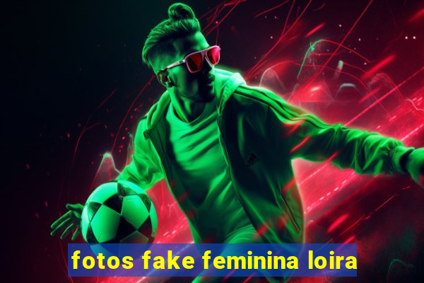 fotos fake feminina loira
