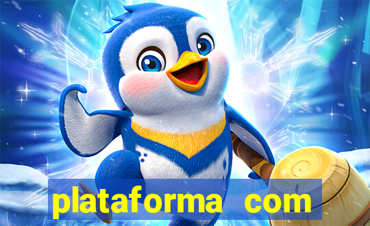 plataforma com chuva de dinheiro