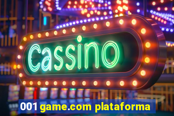 001 game.com plataforma