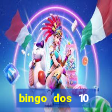 bingo dos 10 mandamentos da lei de deus
