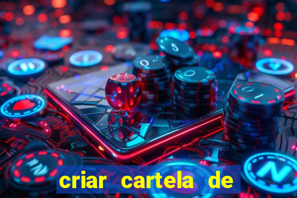 criar cartela de bingo no word