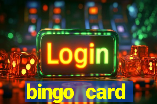 bingo card generator with pictures