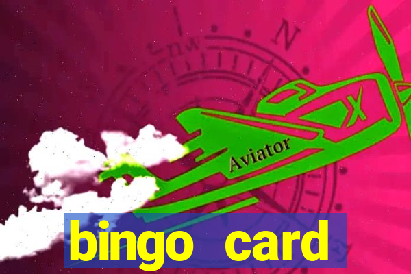 bingo card generator with pictures