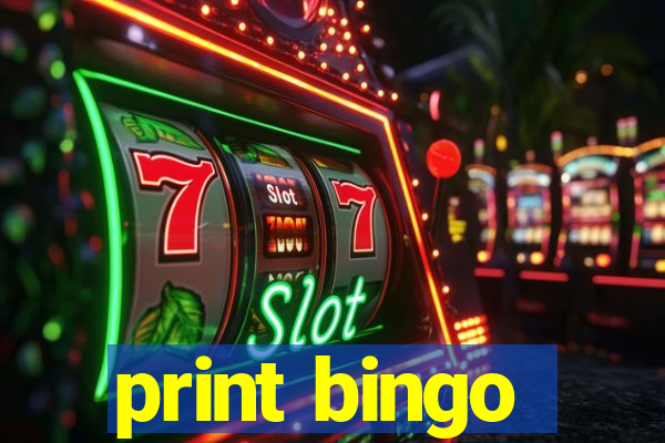 print bingo