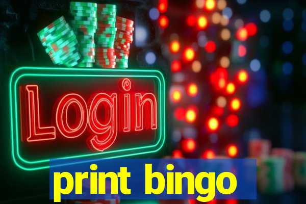 print bingo