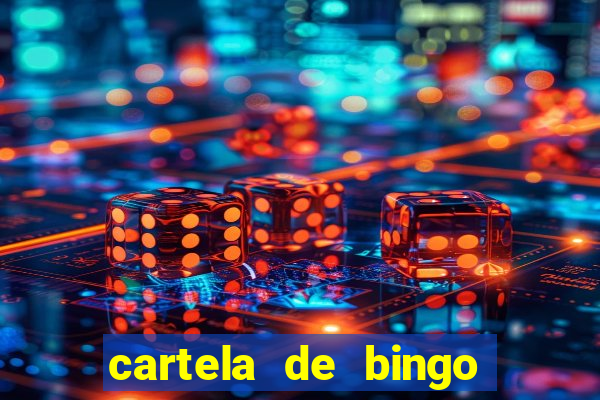 cartela de bingo cha de panela