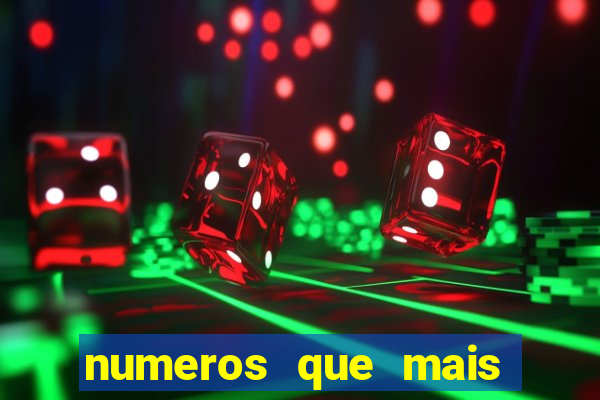 numeros que mais saem no minas cap