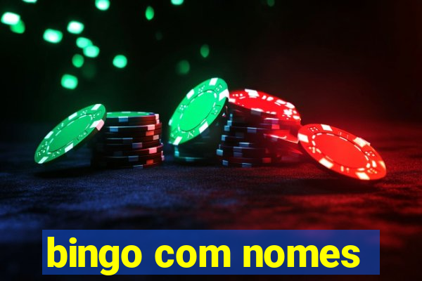 bingo com nomes